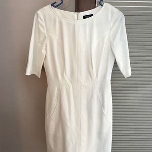 Tahari seamed a-line dress
